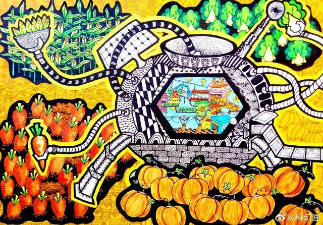 科幻儿童画（科幻画作品解说）