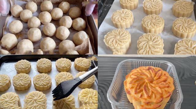 月饼做法家里自己做（儿时回忆-红糖馅月饼）