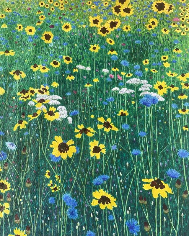 画画怎么赚钱（点彩画家susanentwistle，一个自学成才的艺术家）