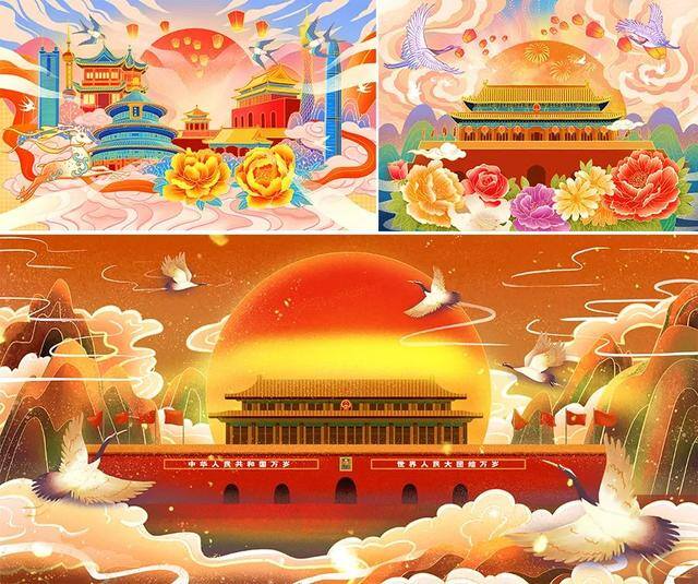 北京天安怎么画最漂亮（国庆节绘画教程）