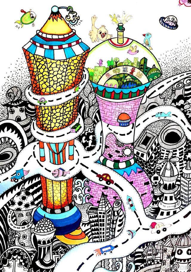 科幻儿童画（科幻画作品解说）