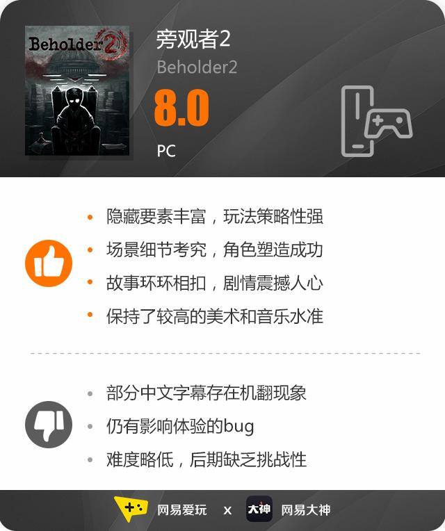 打工赚钱模拟器（《旁观者2》为什么这么火？）