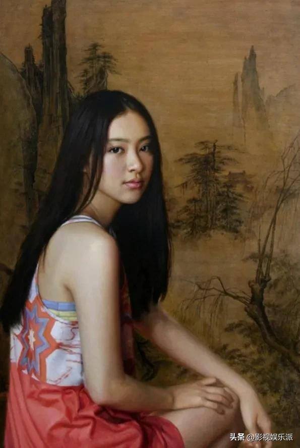 画一个漂亮的女生（这些油画中的东方女孩柔和细腻，太漂亮了！）