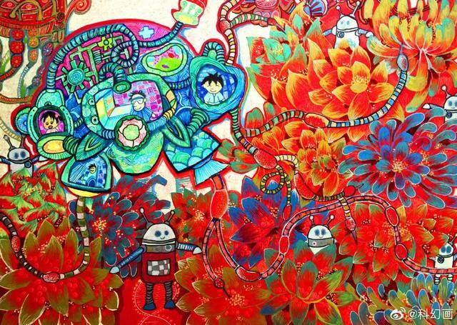 科幻儿童画（科幻画作品解说）