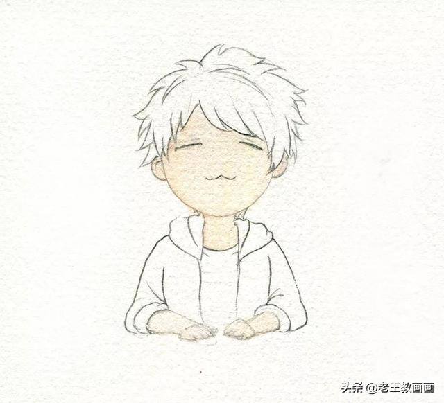 怎么画画（简笔画男孩（附过程））