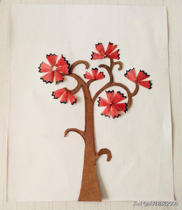 用废品做手工（幼儿园手工：废纸粘贴画）