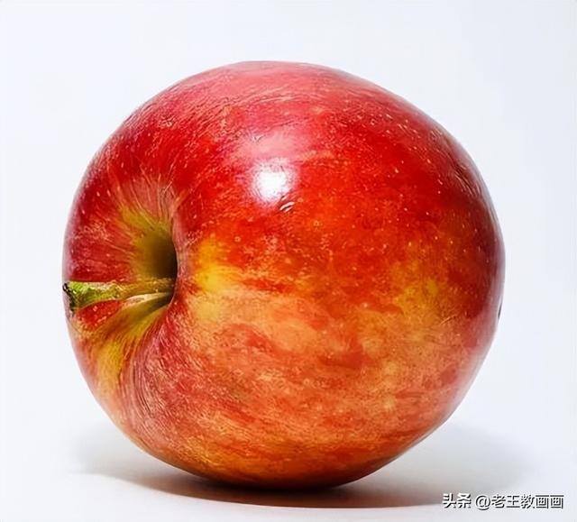 苹果怎么画简单又好看（苹果不难画，找到好的方法，跟着老王学习，画好苹果不是问题！）