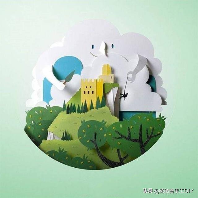 手工做贺卡（手工diy：新年贺卡不用买，自己就能做，几张卡纸就搞定）