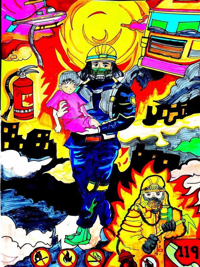 画画作品（石家庄小学生绘画作品欣赏）