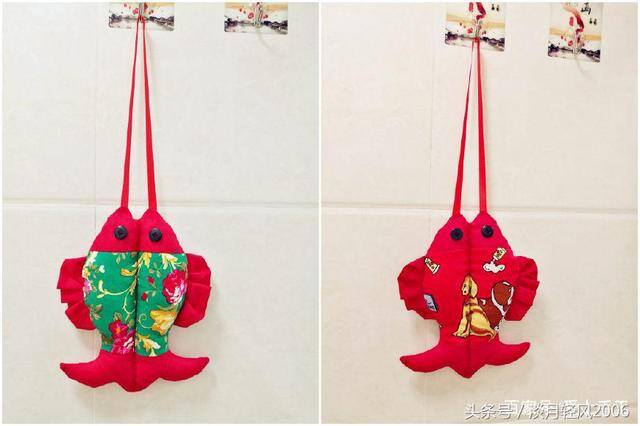 布艺手工制作（自己动手做一条吉祥布艺鱼，可以与众不同，独具特色）