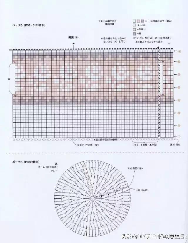 28款手工编织包包（棉草线编织包图解教程）