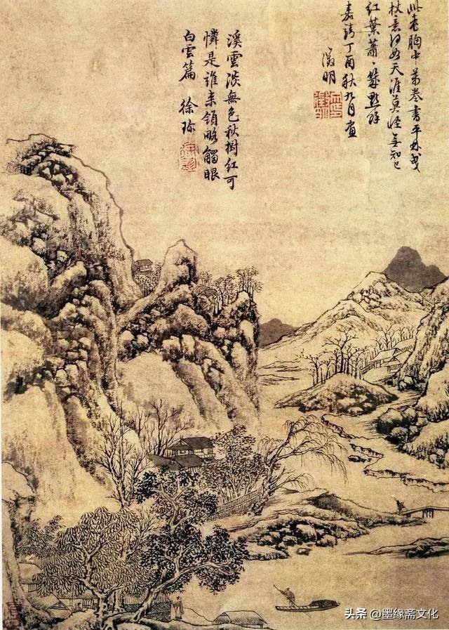 山怎么画简单好看（明代画家刘珏作品欣赏）