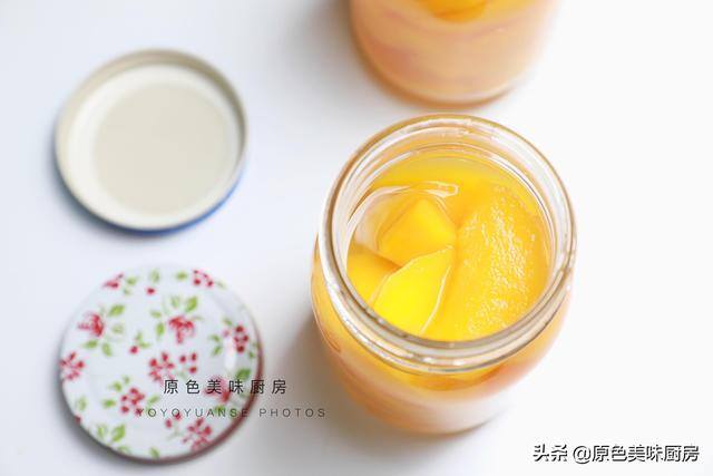 家庭自制黄桃罐头的做法（想吃黄桃罐头不用买，简单3步就搞定）
