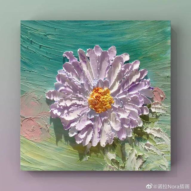 简单又好看的油画棒画（春天的故宫美景，你见过吗？）