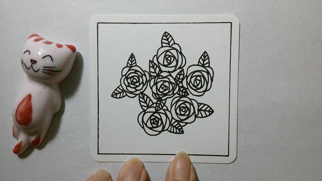 玫瑰花怎么画简单好看（简单的玫瑰花的画法）