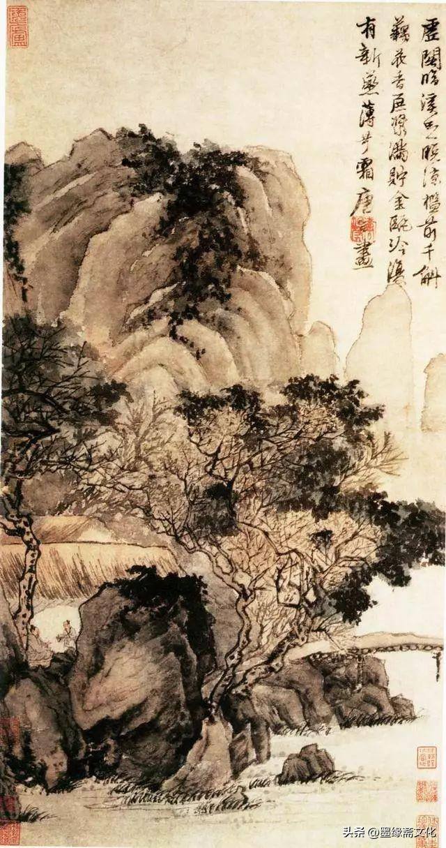山怎么画简单好看（明代画家刘珏作品欣赏）