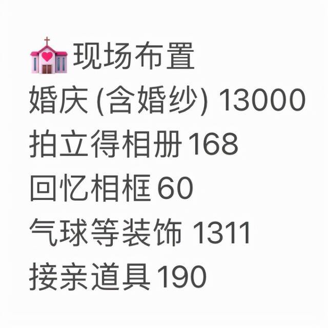 办一场婚礼要多少钱（我的婚礼准备攻略）