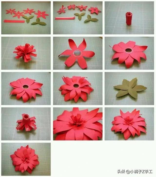 立体花手工制作（10款立体花朵制作教程）
