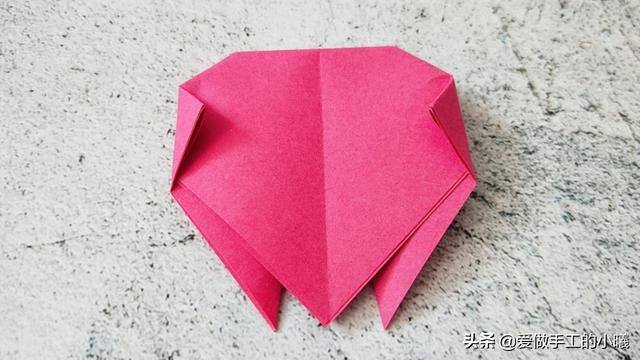 儿童手工怎么做最简单（简单瓢虫折纸教程图解）
