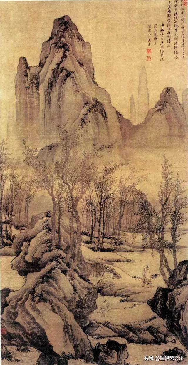 山怎么画简单好看（明代画家刘珏作品欣赏）