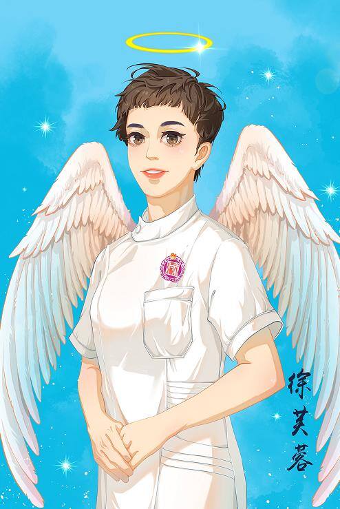 白衣天使绘画一等奖（长沙师范学院学子为白衣天使作画）