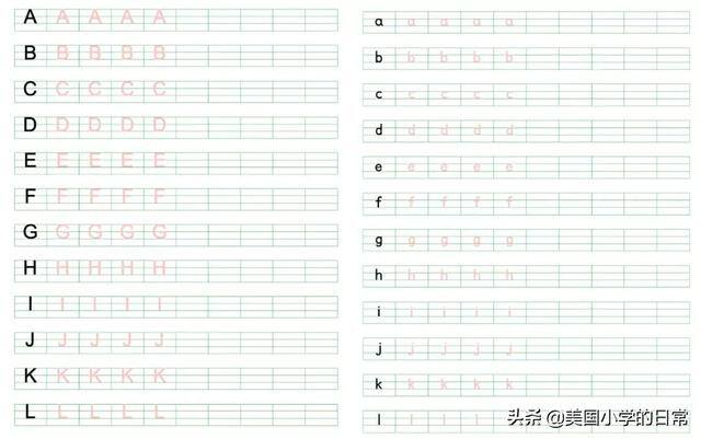 26字母画简单又好看（小学英语字母的认识）