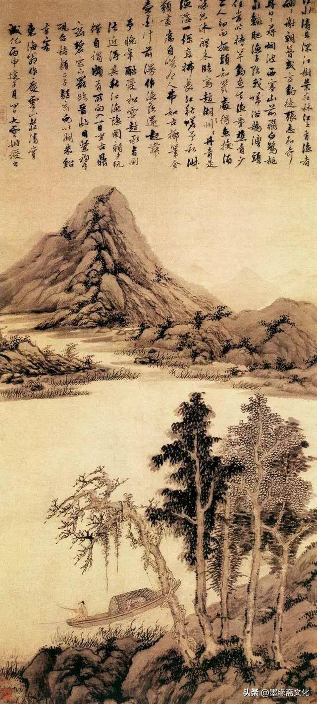 山怎么画简单好看（明代画家刘珏作品欣赏）