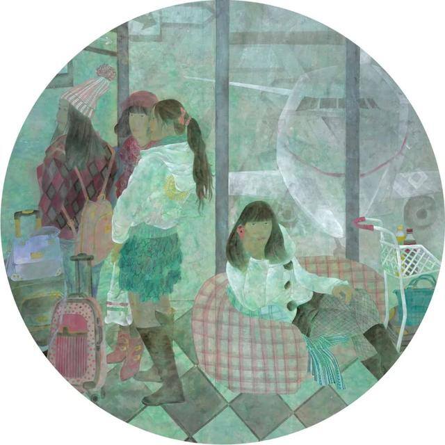 红色绘画作品（李敏的绘画作品赏析）