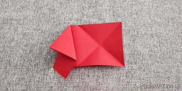 手工作品怎么做 简单 漂亮（红苹果折纸教程图解）