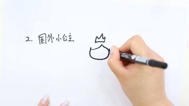 公主怎么画简单又漂亮（中国公主、卡通公主、卡通公主的画法）