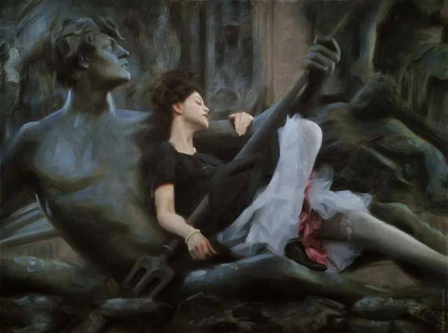 简单又好看的暖色画（放下，是一种释怀）