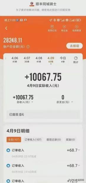 上海外卖骑手真实收入（在上海做外卖骑手小哥有一万多的收入吗？）