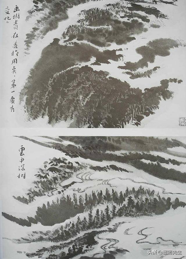 白云怎么画简单好看（山水画中云的表现形式）