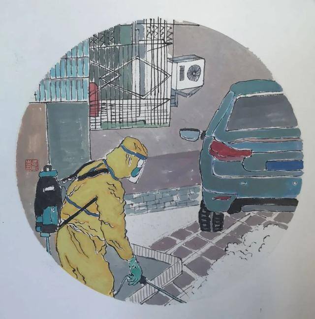红色绘画作品（李敏的绘画作品赏析）