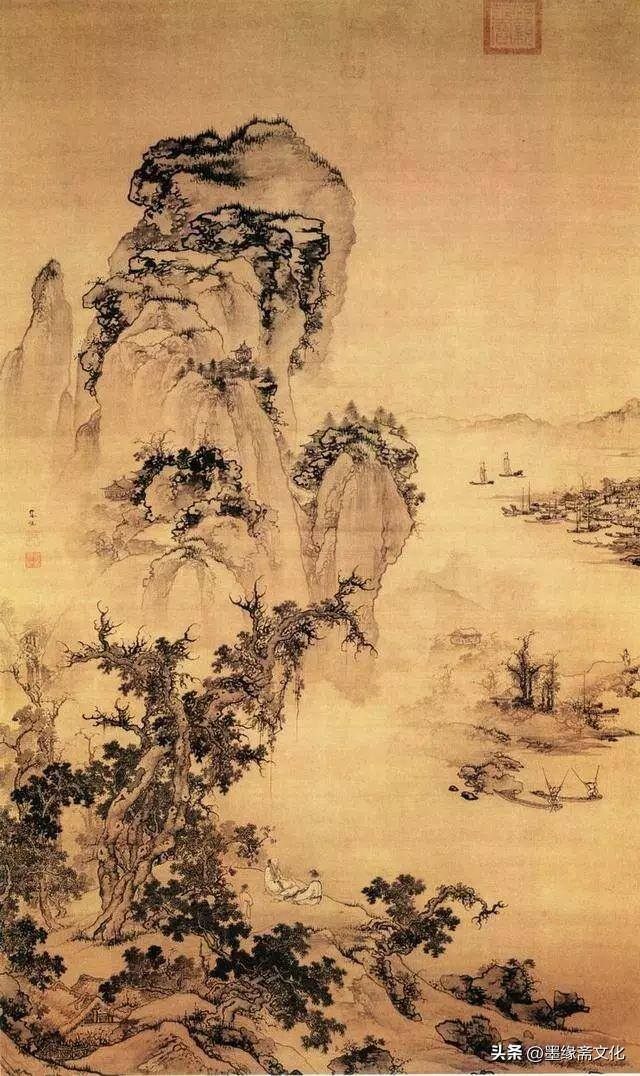 山怎么画简单好看（明代画家刘珏作品欣赏）