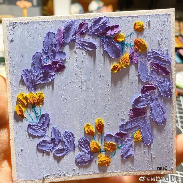 简单又好看的油画棒画（春天的故宫美景，你见过吗？）
