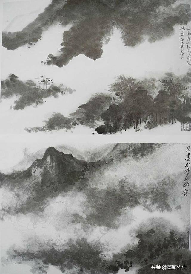 白云怎么画简单好看（山水画中云的表现形式）