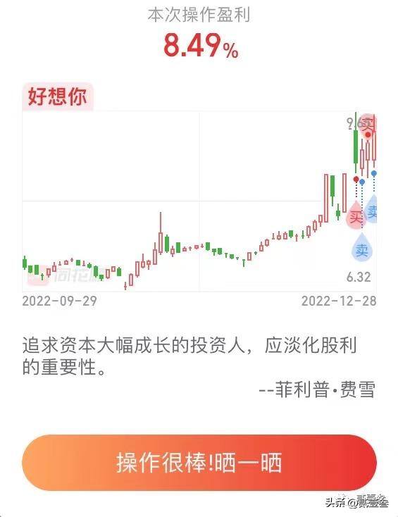 赚钱日记（格力地产金子火腿止盈）