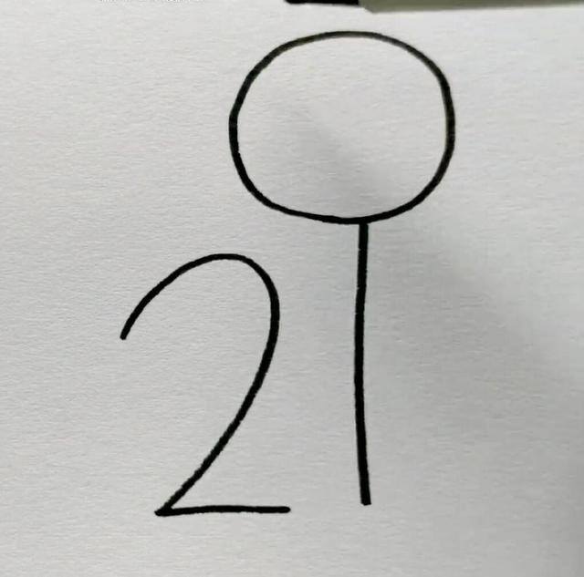猴子怎么画简单又好看（简笔画教程：用2、1、0、3这四个数字来画可爱的小猴子）