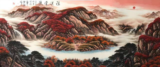 长城怎么画复杂又好看（国画长城系列作品）