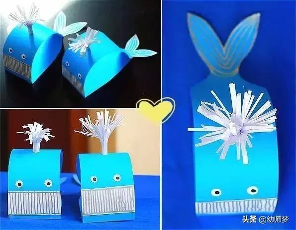 废旧纸盒手工制作大全（「手工」幼儿园手工，纸盒废物利用，创意制作）