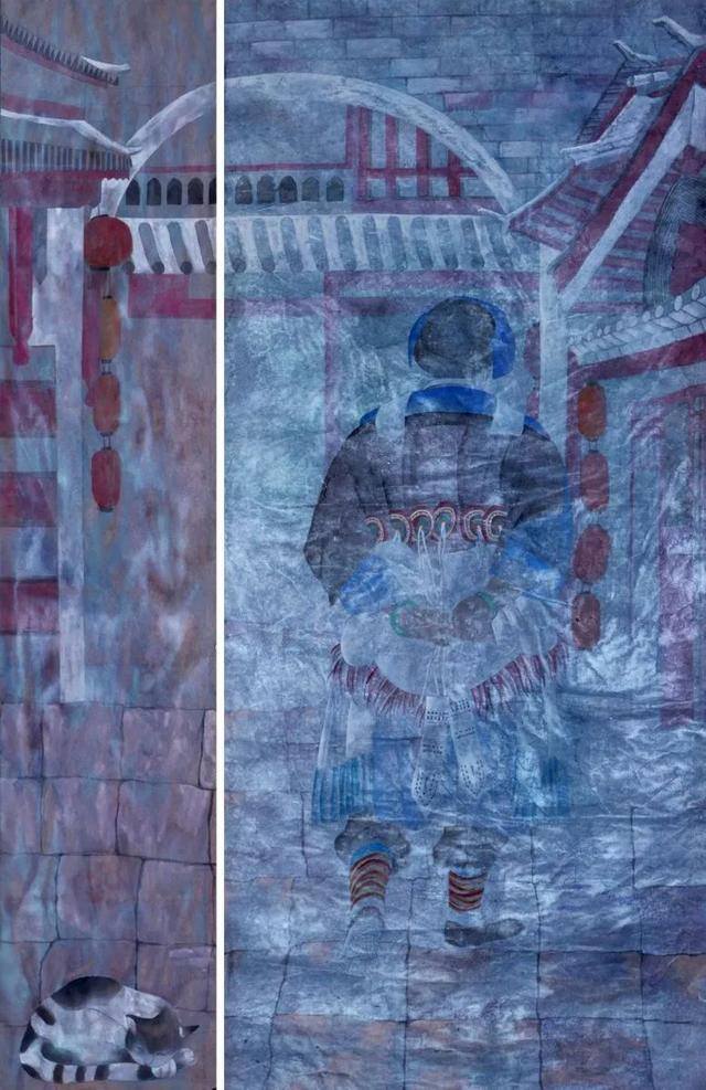 红色绘画作品（李敏的绘画作品赏析）