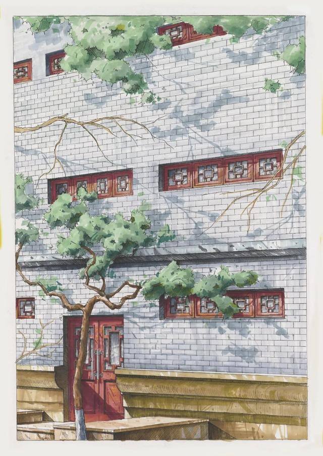 大美校园绘画（你眼中的师大是什么样子？）