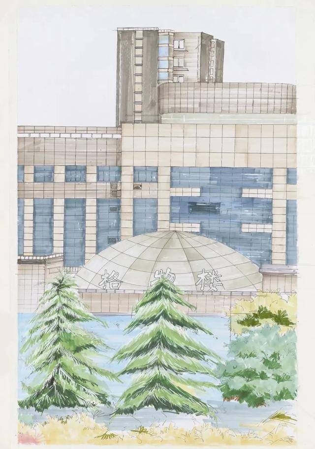 大美校园绘画（你眼中的师大是什么样子？）