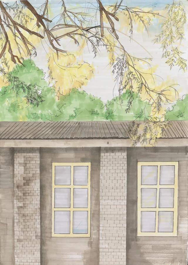 大美校园绘画（你眼中的师大是什么样子？）