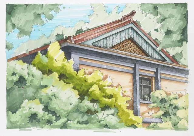 大美校园绘画（你眼中的师大是什么样子？）