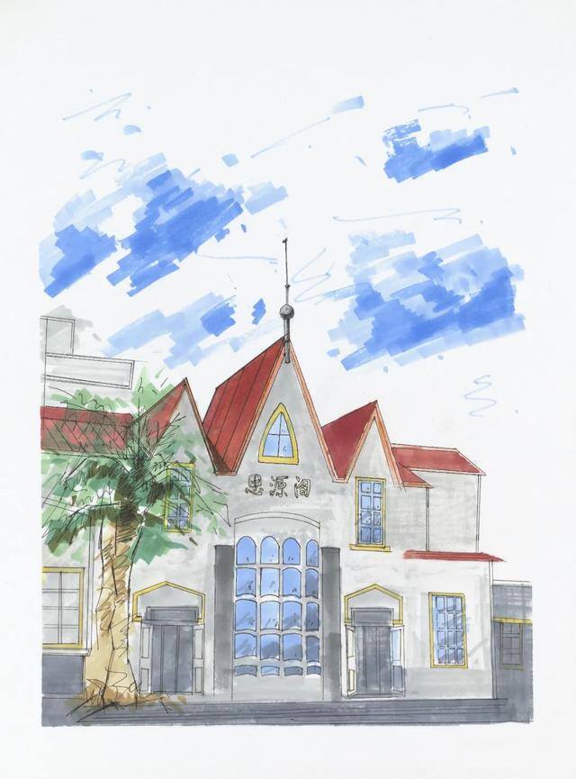 大美校园绘画（你眼中的师大是什么样子？）