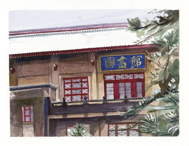 大美校园绘画（你眼中的师大是什么样子？）