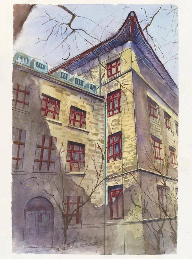 大美校园绘画（你眼中的师大是什么样子？）