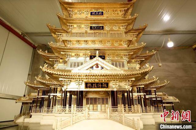 我想做手工（钳海强：金银细工打造纯银滕王阁模型）